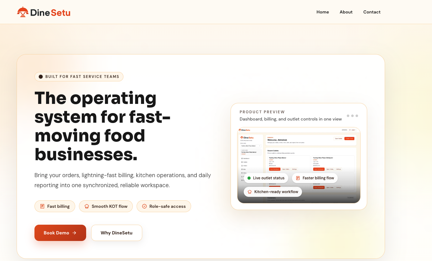 Dine Setu project preview